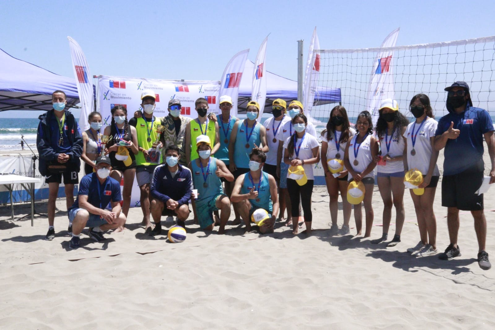 Programa Verano en Movimiento finalizó con torneo de voleibol