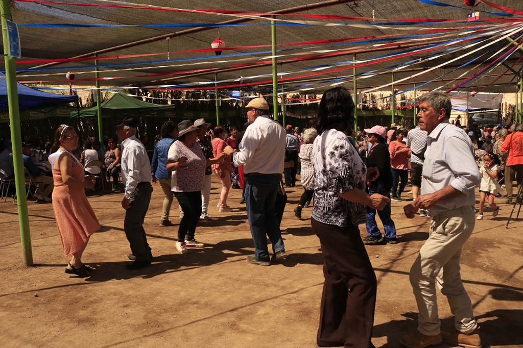 Región de Coquimbo Adultos mayores festejaron realizando su